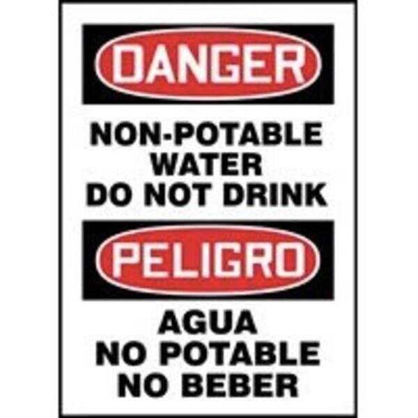 Accuform BILINGUAL Safety Sign SPANISH SBMCAW135XT SBMCAW135XT - main